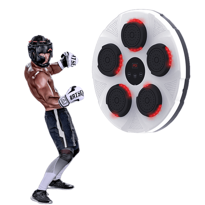 White OnePunch™ Music Boxing Machine V1 - OnePunch™
